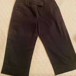 Vintage Burberry Black Clam Diggers